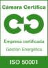 ISO 50001. Cámara Certifica : Empresa Certificada. Gestión energética.